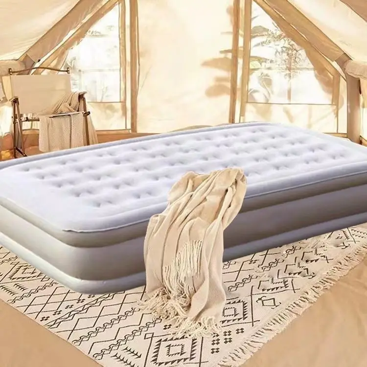Outstanding Quick Inflate Airbed For Outdoor Use Easy Setup Airbed With Built-In Inflator Self-Inflating Camping Sleeping Mat