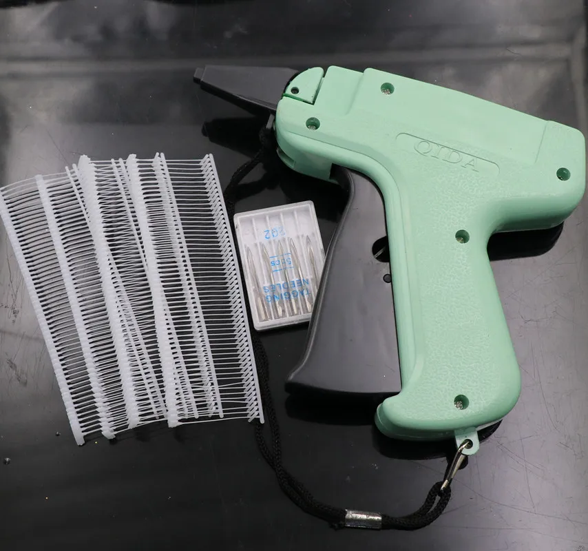 Factory supply wholesale needle clothing tag gun set trademark label gun for garment