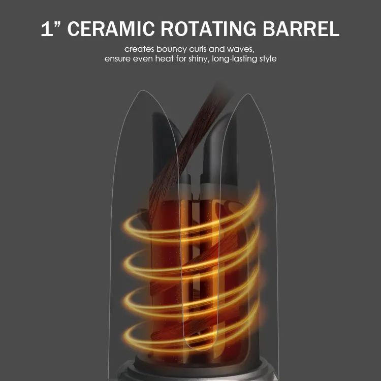 Innovative Anti-scald Fool Proof As Seen on TV Diamond Ceramic Automatic Hair Curler