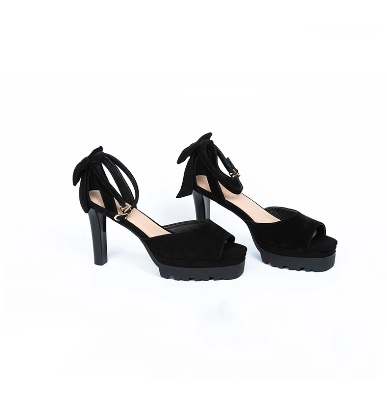 Женские туфли-лодочки на платформе, с острым носком