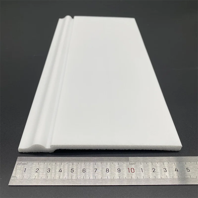 Home Decorative Modern Flooring Accessories Polystyrene Ps Waterproof Skirting Base Board Trims Plastic Baseboard