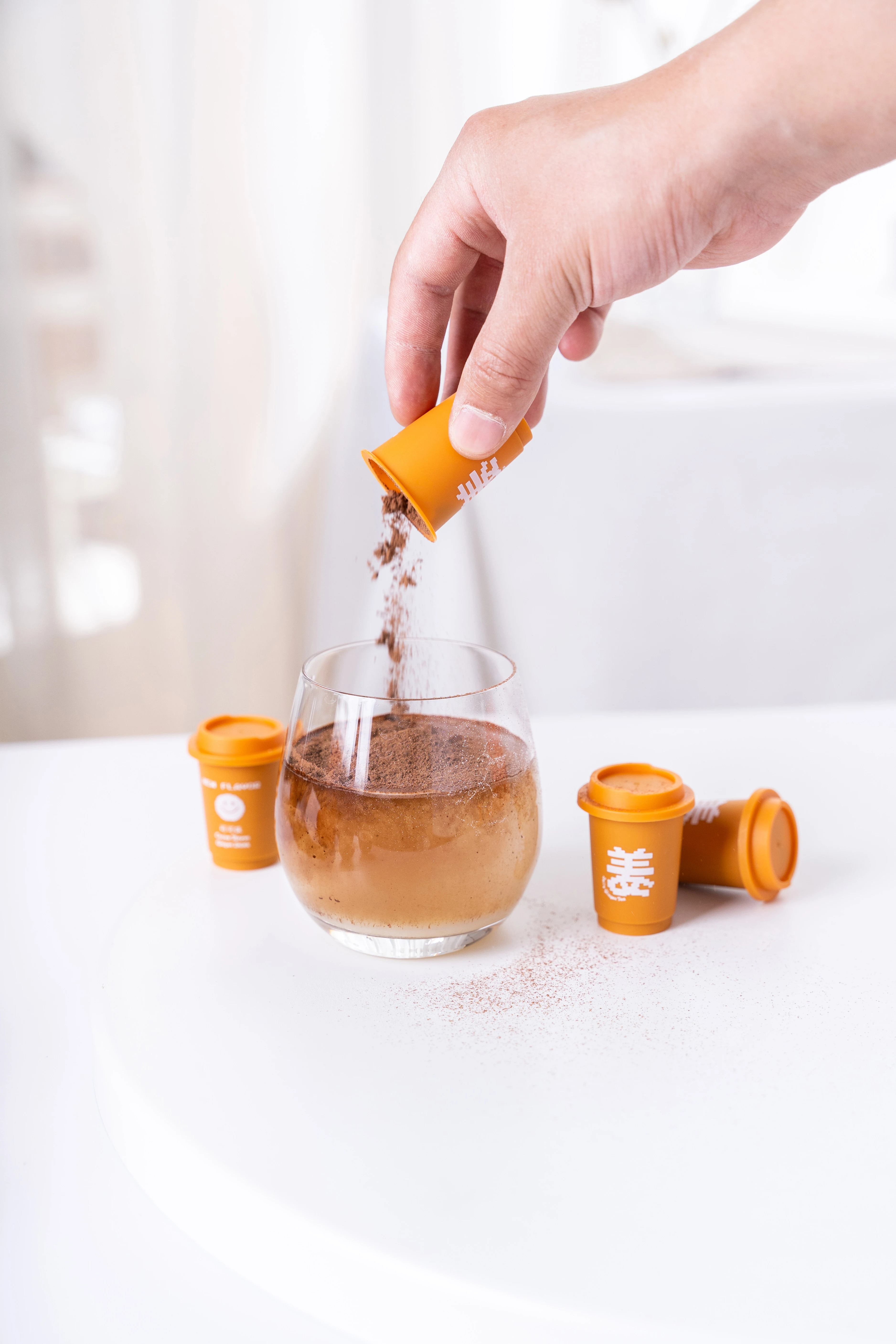 Chinese factory little cup tea instant tea 7 flavors tea honeyed chrysanthemum