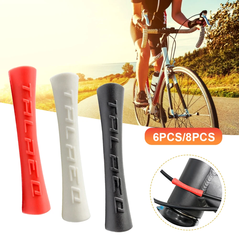 Bicycle Brake Shift Cable Guard Bike Paintrubber Protector Cover Tubes Protective Cover Fixed Gear Paint Protective Cover