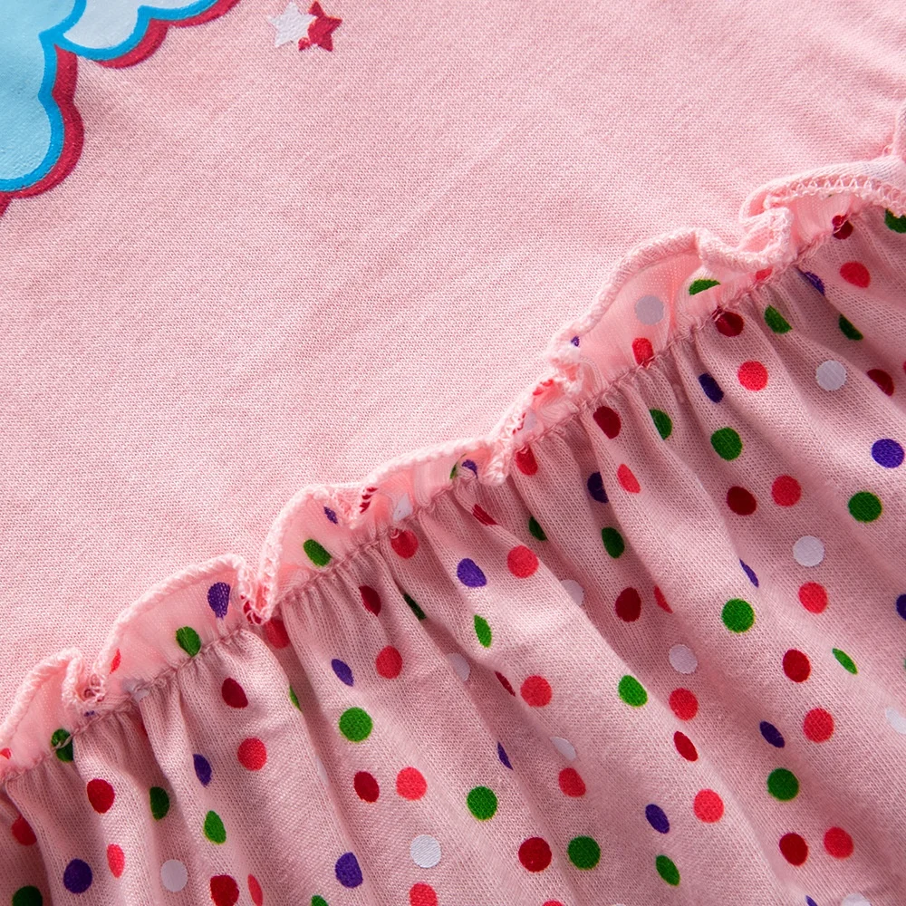 2022 Chinese factory best selling good price custom casual luxury print cotton girls summer dress