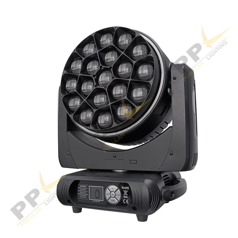 PPL Professional stage moving head pixel led 19pcs 40W Bee EYE LED Zoom Wash Light