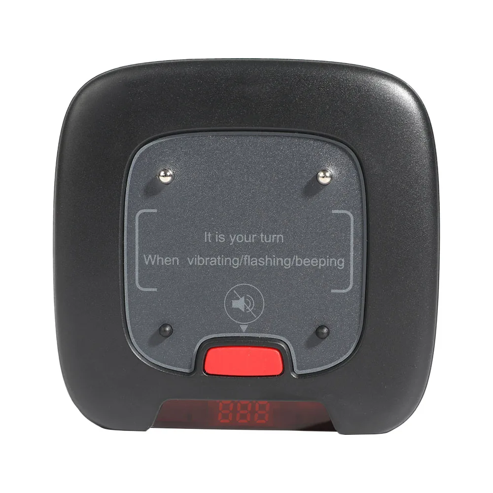 WirelessLinkx Customer Guest Buzzers Beepers 20 Queue System Restaurant Pager System For Clinic Coffee Shop Church Food Truck