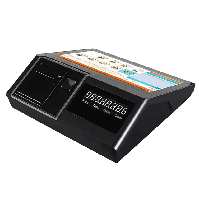 Хороший дизайн POS 11 6 '/12 5' основной дисплей LED/VFD/5 'клиентский машина для заказа POS-терминал