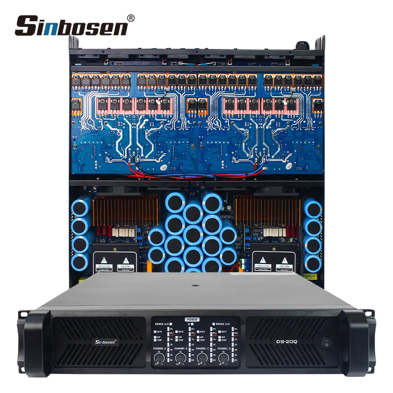 DS-22Q класс td 4ch 5000 Вт сабвуфер усилитель большой мощности для сабвуфера на открытом воздухе