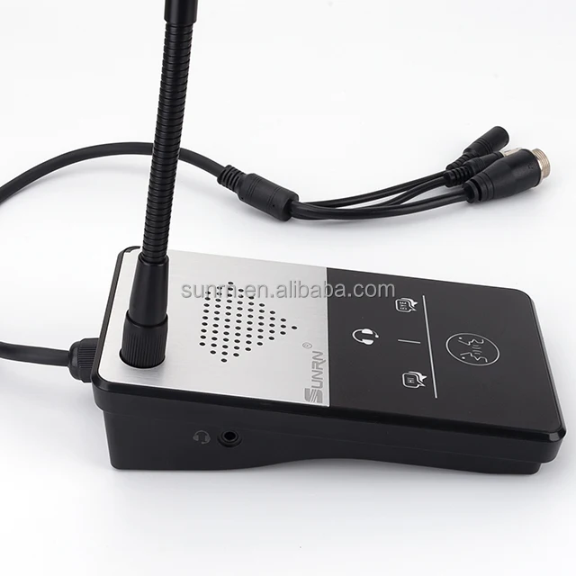 Anti-interference Noise-Free Dual-Way Audio Record bank counter window intercom system hospital ticket window