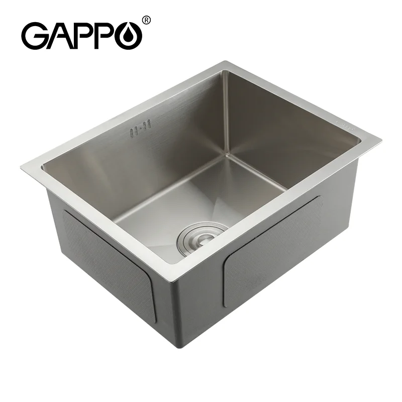 Cheap kitchen corner sink 304 stainless steel single bowl apron kitchen sink GS5040