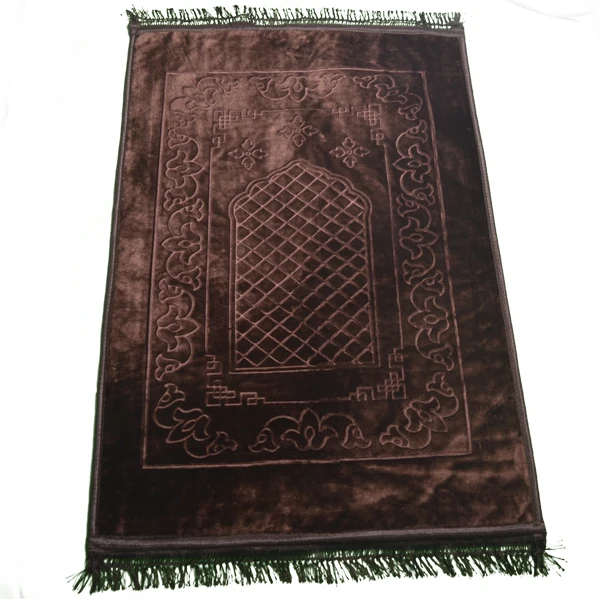 Cheap Wholesale Factory Islamic Gift Travel Muslim Portable Prayer Carpet Rug Pocket Mat Islamic Prayer Mat