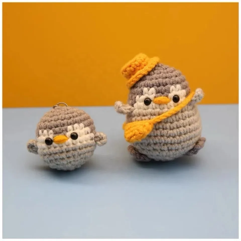 DIY Craft Crochet Kit with Yarn Easy Crochet Starter Plushie Amigurumi Kit for Complete Beginners crochet kits kids