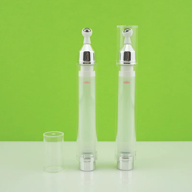 10g Plastic Eye Massage Click Syringe Lip Gloss Serum Bottle Tube