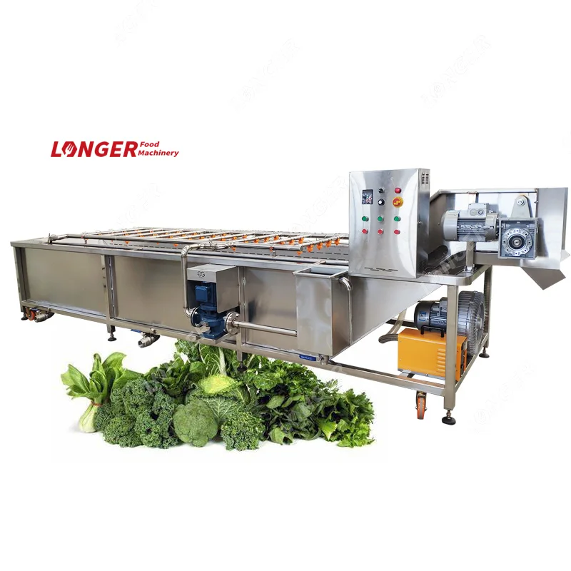 Air Bubble Conveyor Belt Fruit Citrus Washer Orange Washing Process Citrus Cleaning Machine