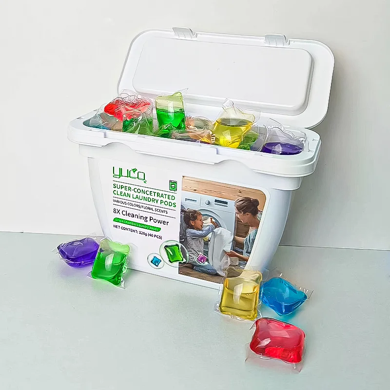 OEM Factory Price Single 3 4 5 6 7 in 1 Laundry Pods Capsule Scented Anti Mite Stain Remover Laundry Detergent Pods Manufacturer