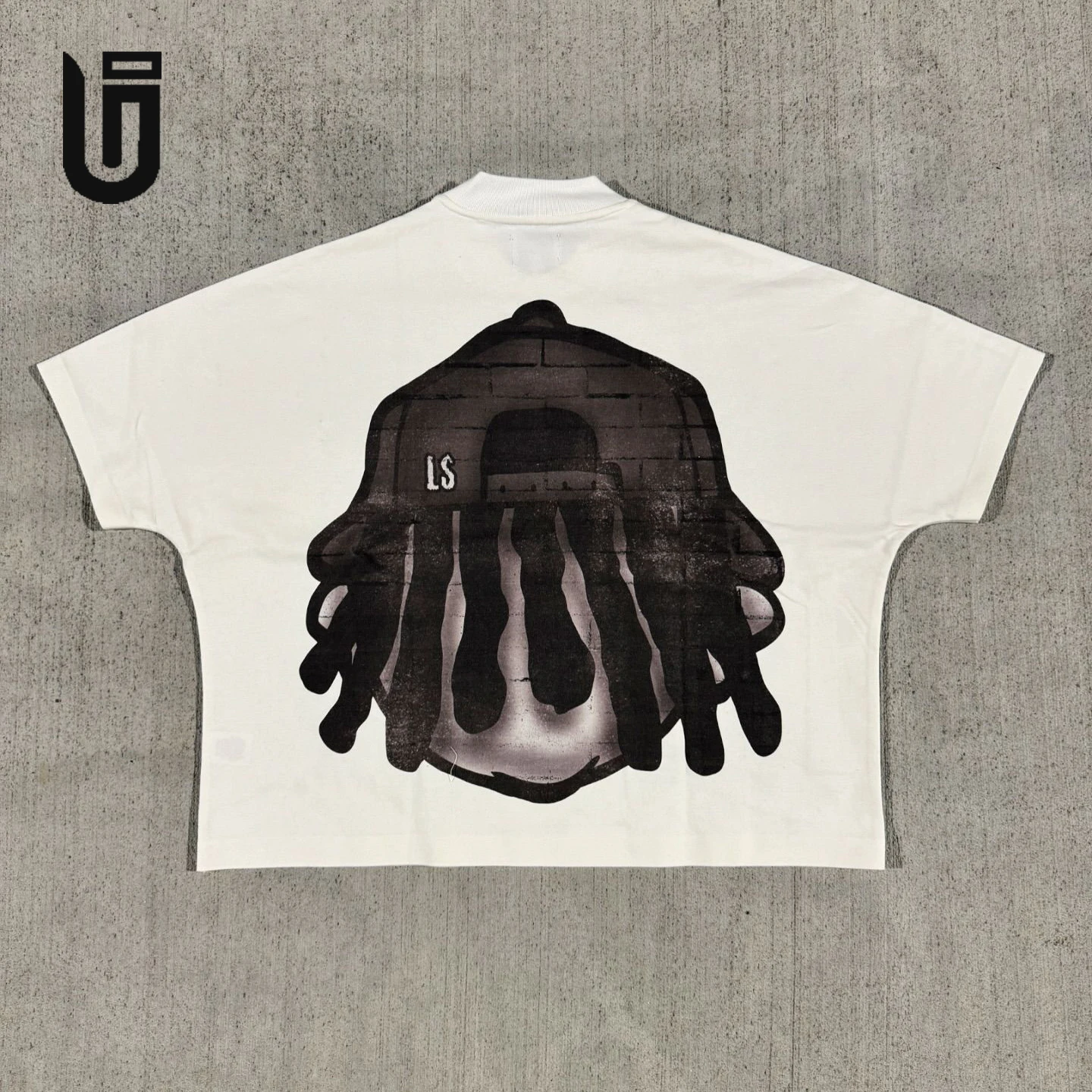 Y2k High Street Fashion Custom Large Picture DTG Prints Oversized Boxy T-Shirt with Digital Printing Mens Cropped Tshirt