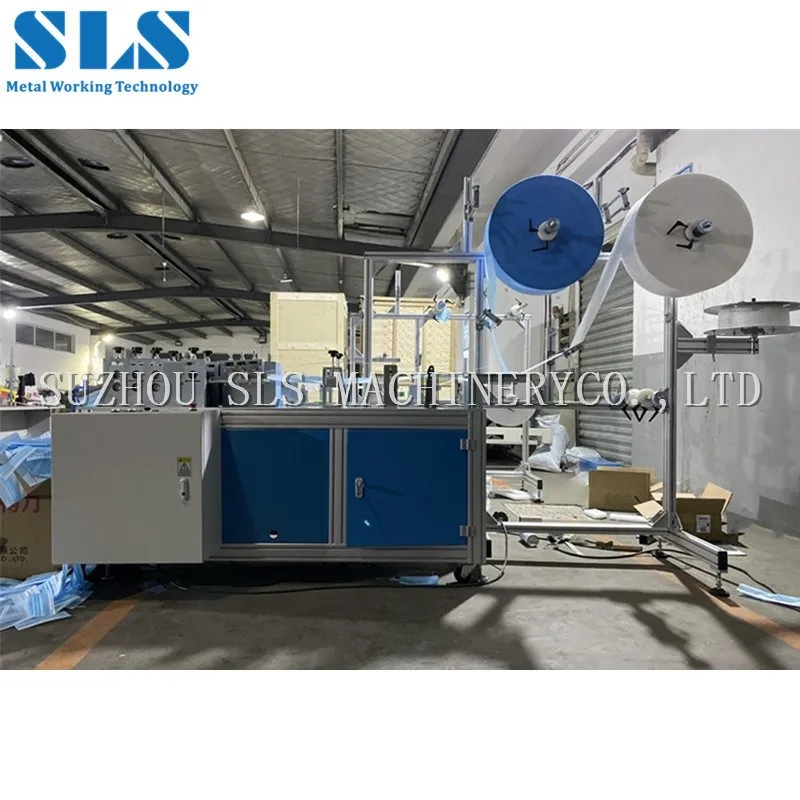 
Semi Automatic Surgical Facial Mask Making Manufacturing Production Line Disposable Medical 3 Ply Non Woven Face Mask Machine 