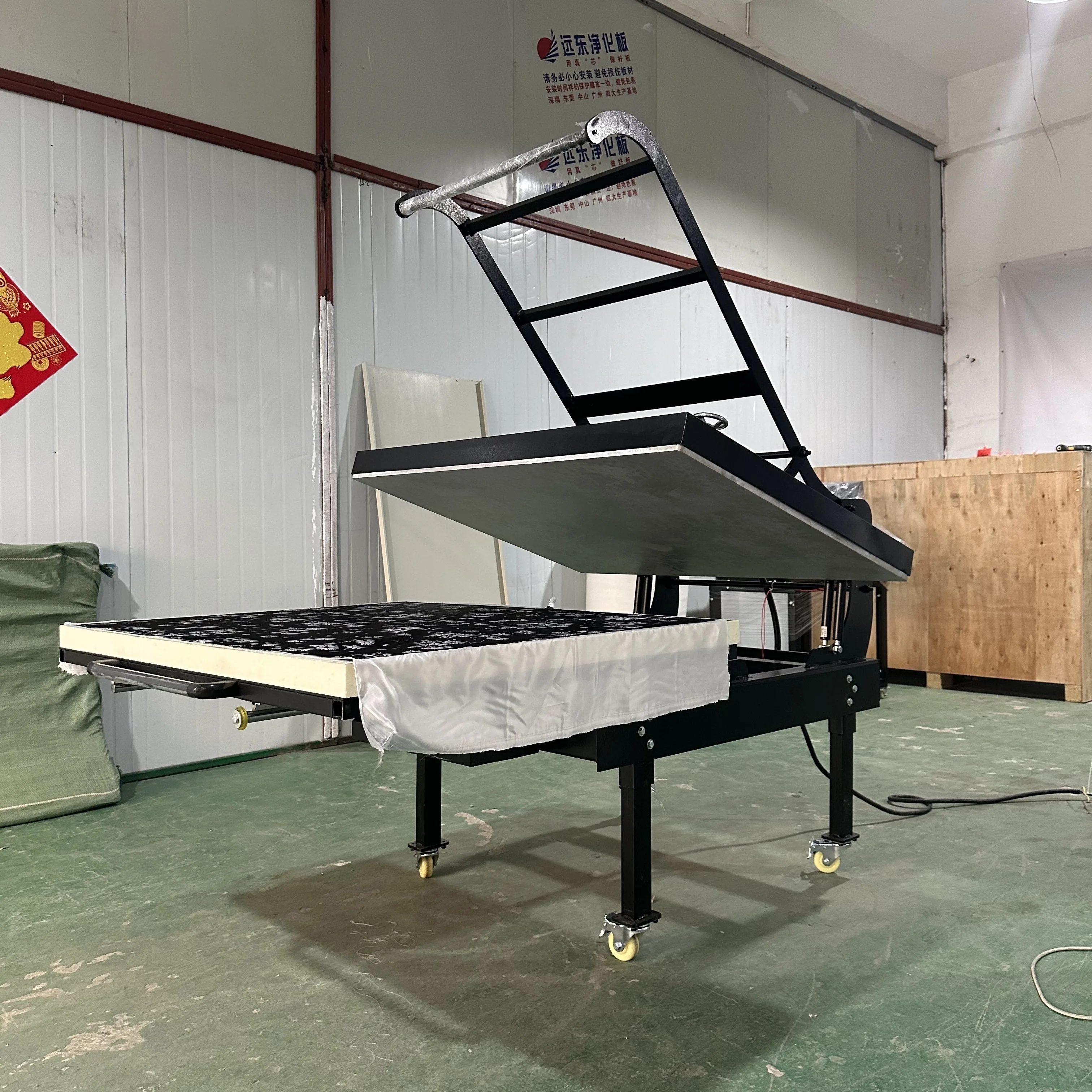 Manual Multifunctional Multi function 100x120cm 100x80cm 80*100 80x100 large format heat press machine drawer type