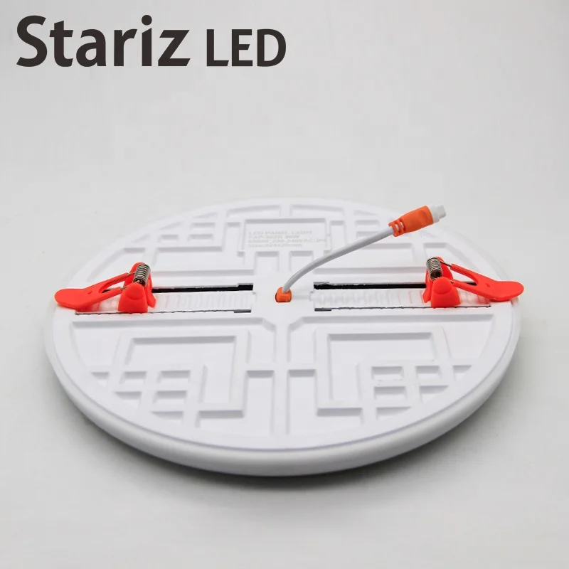 Hot sale 10w round recessed mounted skd frameless backlit led panel light ceiling