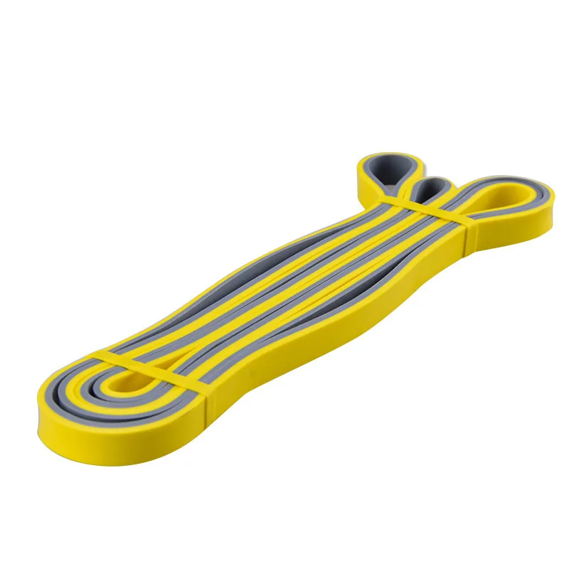 
Fitness Gym Strength Training Therapy Bands Customized Colorful Roll Resistance Band Home Gym With Sleeve 