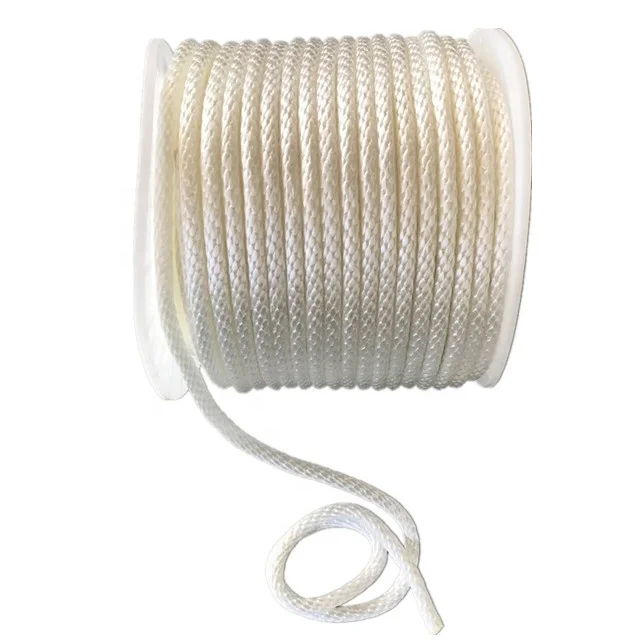 Nylon Solid Smooth Braided Rope  Sash Cord 1/4*200ft for Engine Start Cord