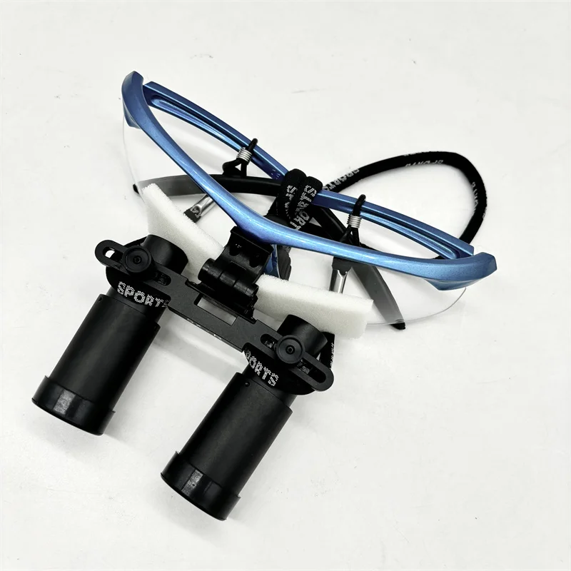 Стоматологическая бинокулярная Лупа 5X Loupes DM5.0X оптическая линза 280-600 мм увеличительное стекло для стоматологической хирургии