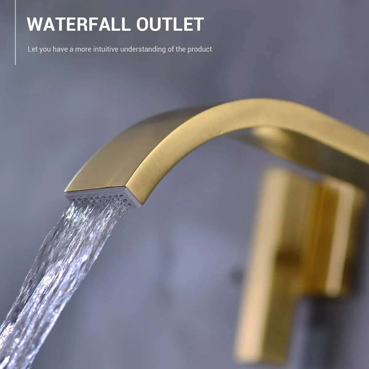 American Style Cold And Hot Basin Faucet Black Double Handle Bathroom Faucet