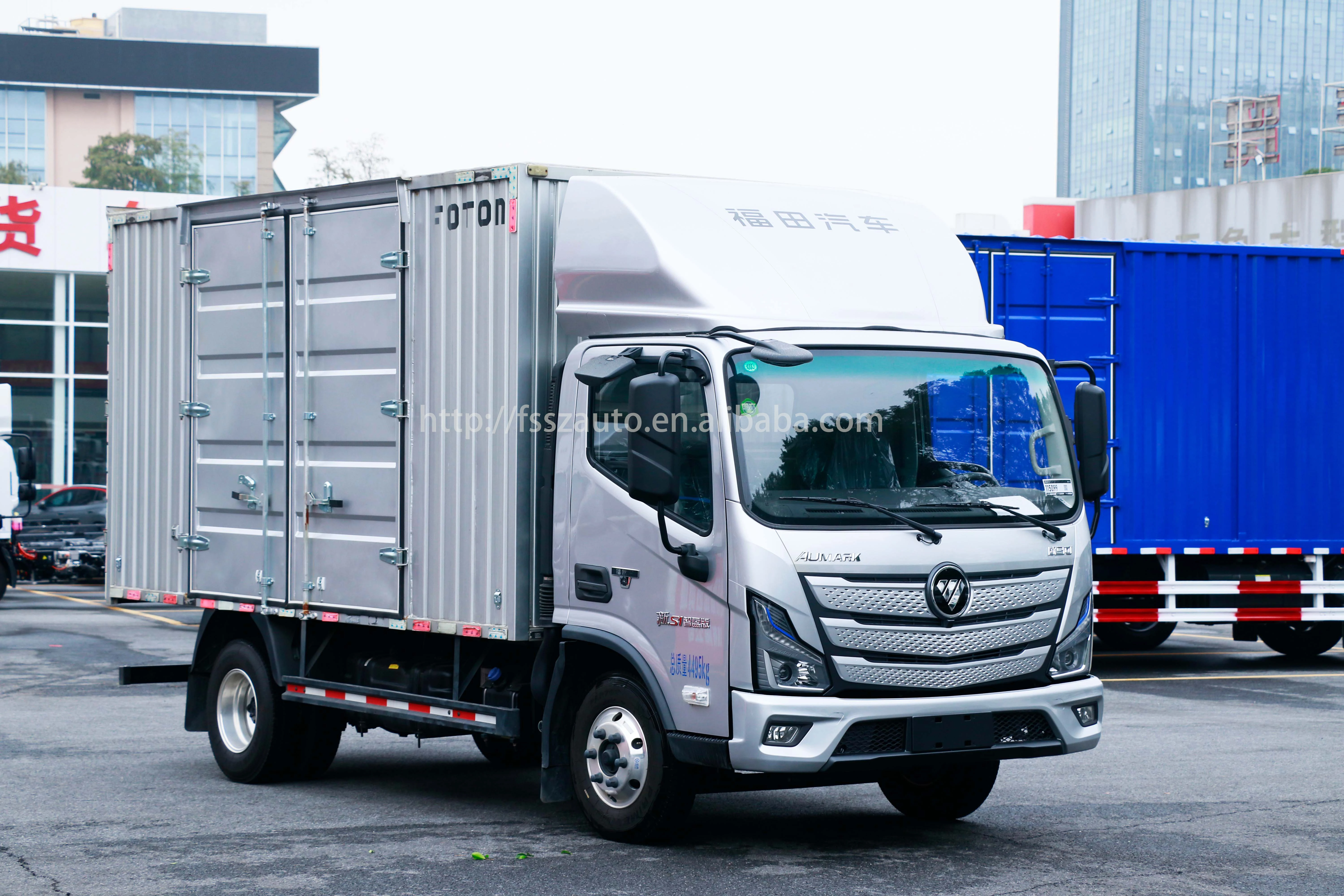 Foton Aumark S1 с двигателем Cummins 2.5L дизельный 4x2 грузовик 6-колесный легкий воздушная тормозная система 3-местный Китай