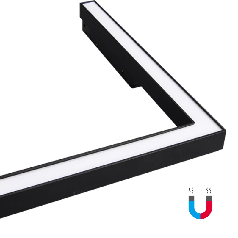 
Magnetic track lamp intelligent application dimming remote control 48V track light LED 