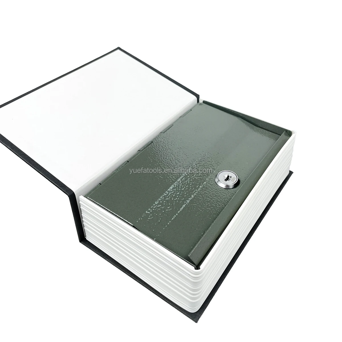 Cash Jewelry Storage Hidden Key Lock Book Safe Box