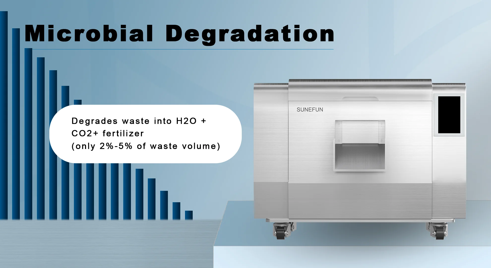 SUNEFUN 30KG kitchen compost garbage disposals compost making machines food waste disposer food waste composting machine