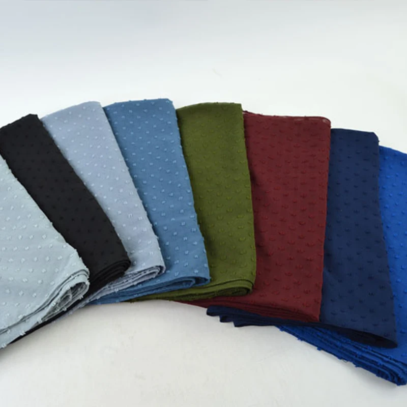 Flocking shears flower custom logo scarf solid hijab chiffon