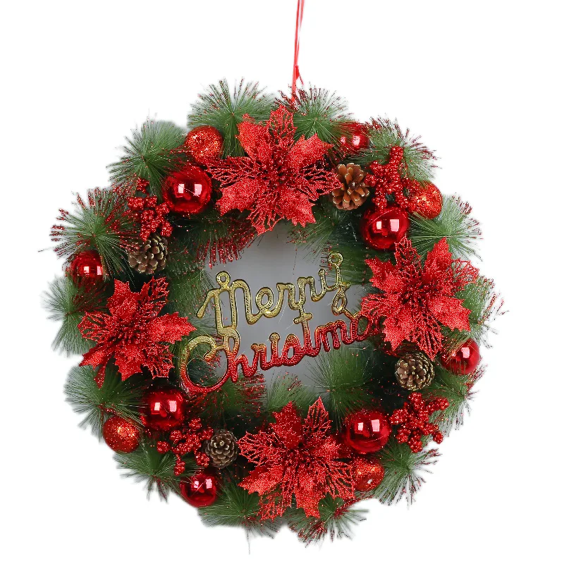 2021 New Product Wood Christmas Tree Decoration PVC Hollow Pendant Couple Christmas Decor