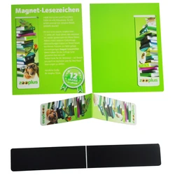 New arrivals products full color printing paper bookmark / folding magnetic bookmark