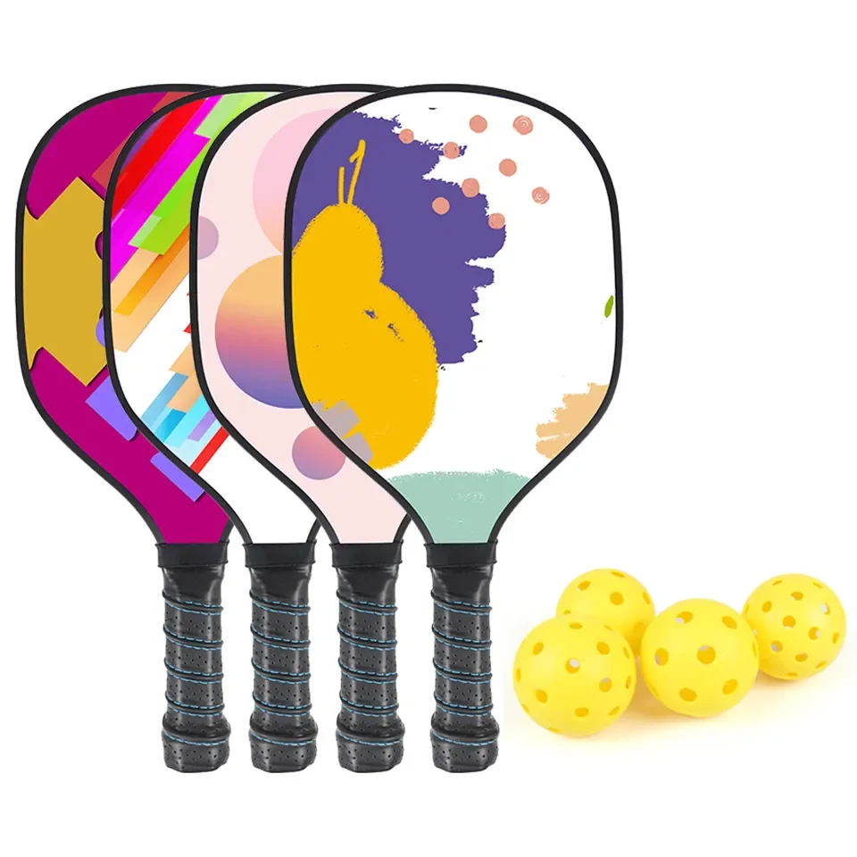 High Quality T700 Graphite Fiberglass Surface PP inner core usapa approved Lightweight Pick Game Accessories  Pickleball Paddles