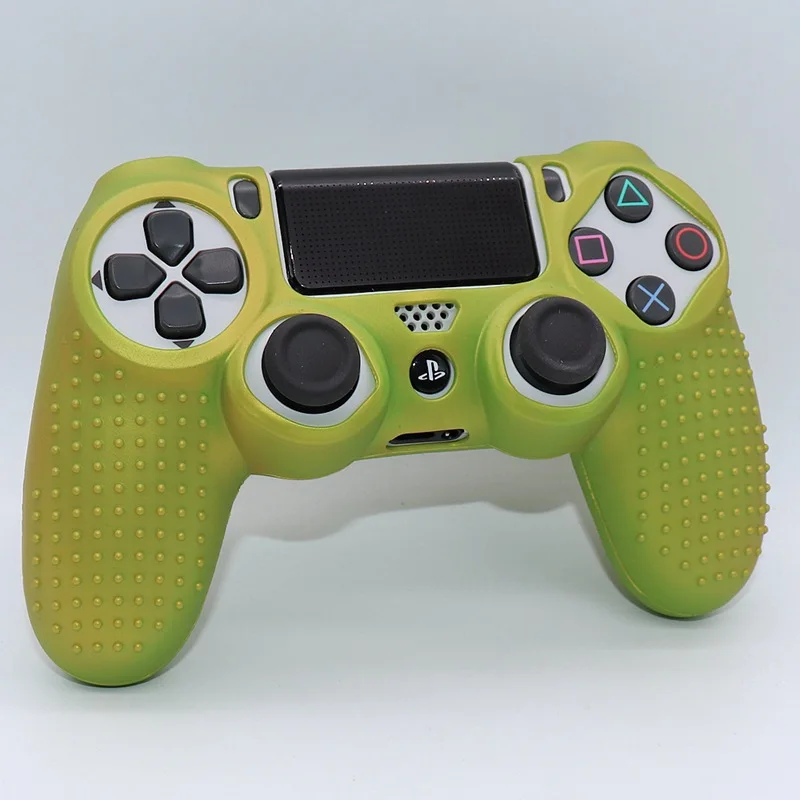 RALAN game pad cover Silicone case dust  PS4 controller golden cover for Playstation 4