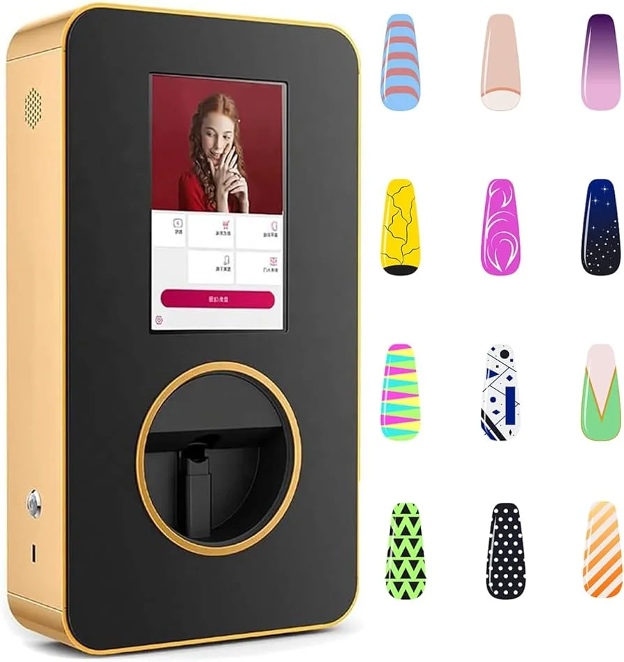 Latest Model Desktop X12.5 Nail Printing Machine 3d Digital Intelligent 02 Nail Art Printer