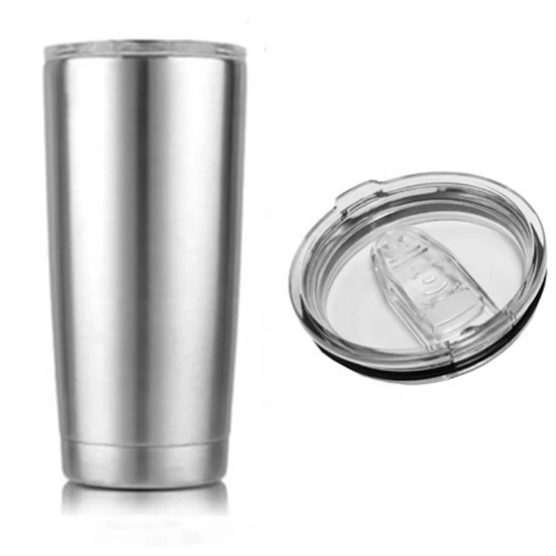 20 oz порошковое покрытие стакан по индивидуальному заказу с двойными стенками из нержавеющей стали крышкой держать горячей и холодной воды