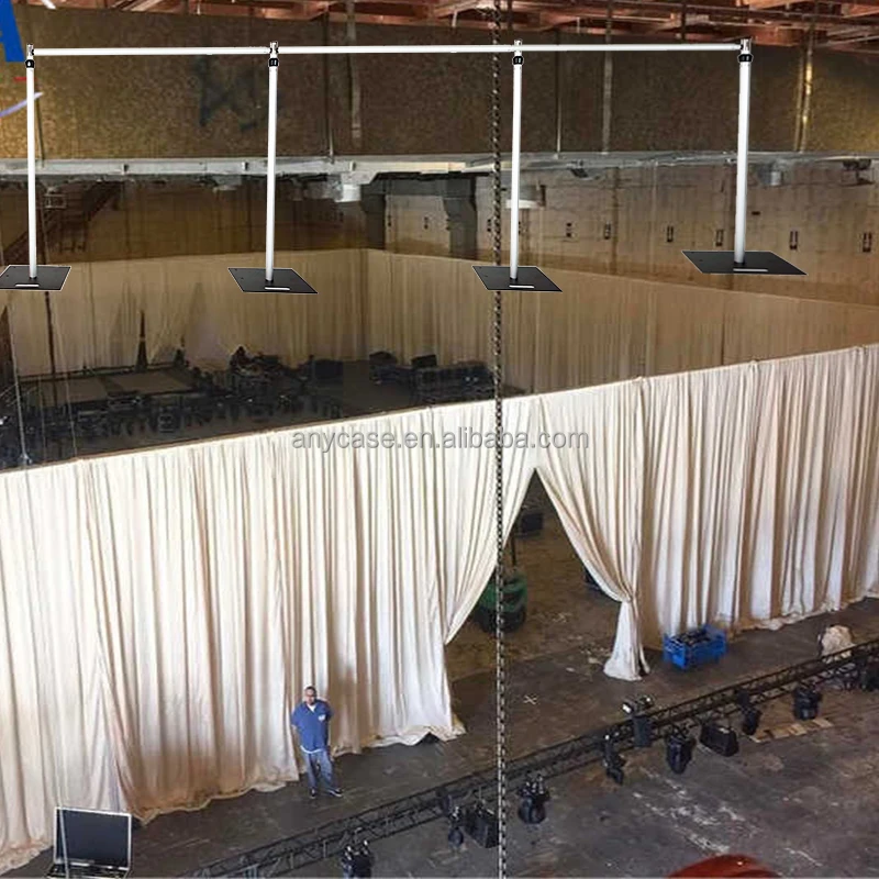 Party supplies aluminum pipe and drape backdrop decoration for wedding event