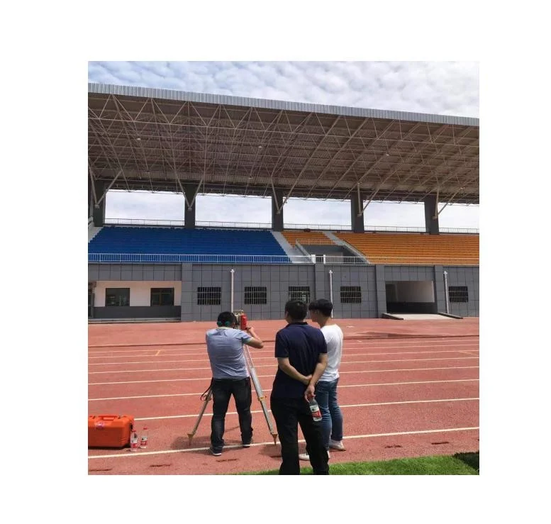 Outdoor Steel Structure Building Tensile Fabric Structure Grandstand Canopy For Stadium