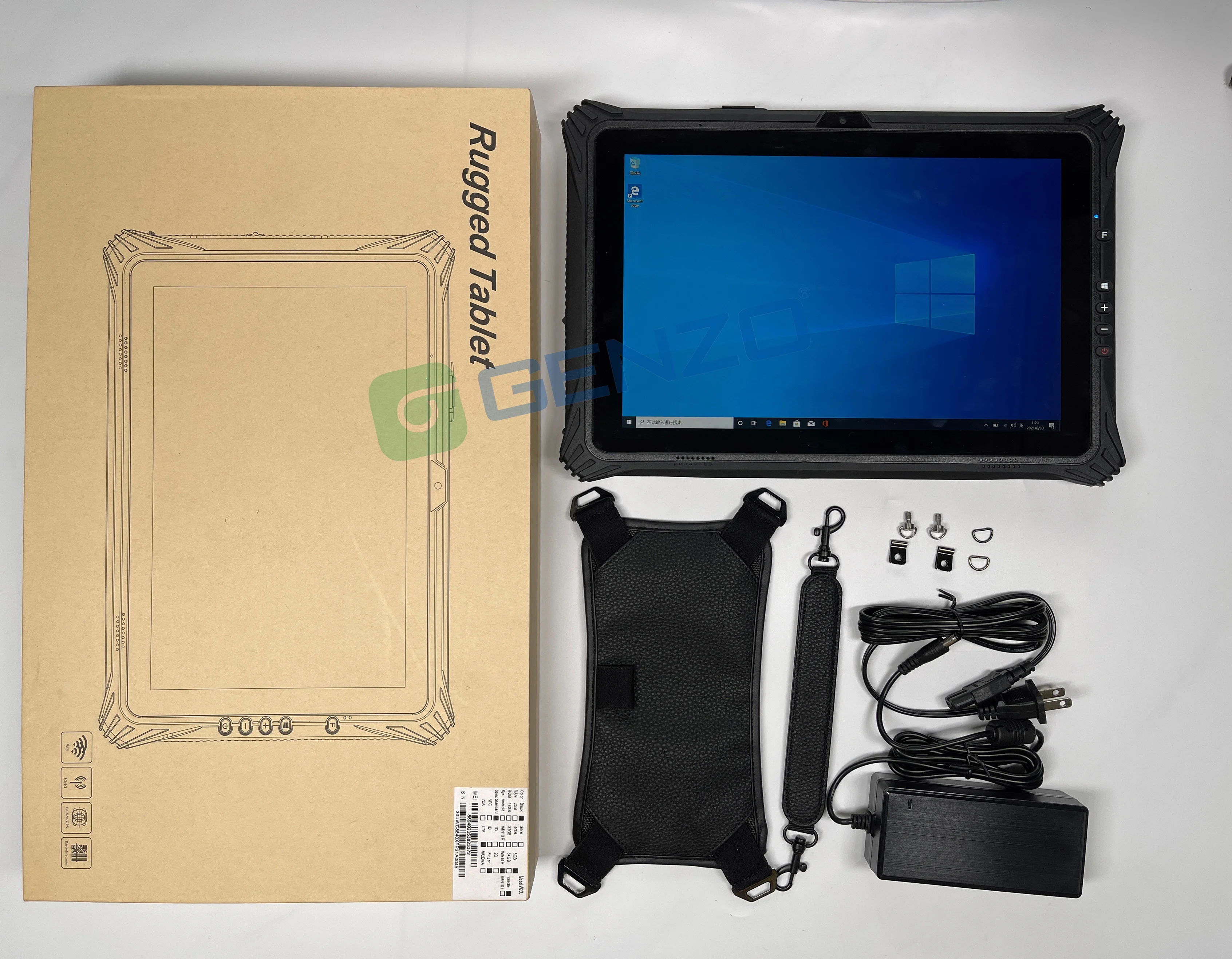 GENZO Rugged Tablet 12 inch with vehicle mount tablet windows intel 12 pulgadas fingerprint rugged tablet windows 12 inch