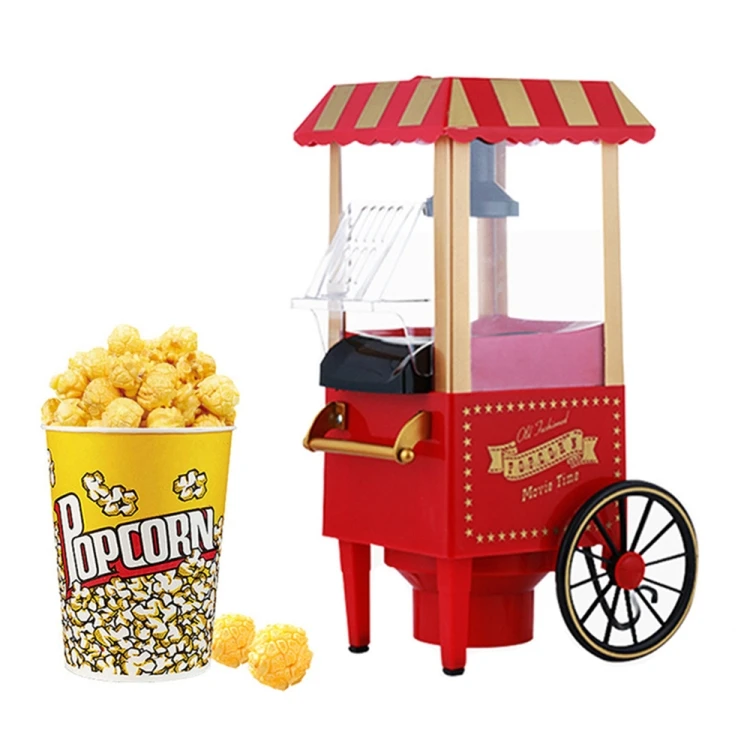 2022  Popcorn Machine 1200W Automatic Trolley Electric Popcorn Machine