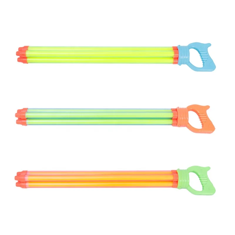 Wholesale Kids Outdoor Pool Toy Summer Double Barreled Hunting Water Guns Plastic Toys Water Gun Toy