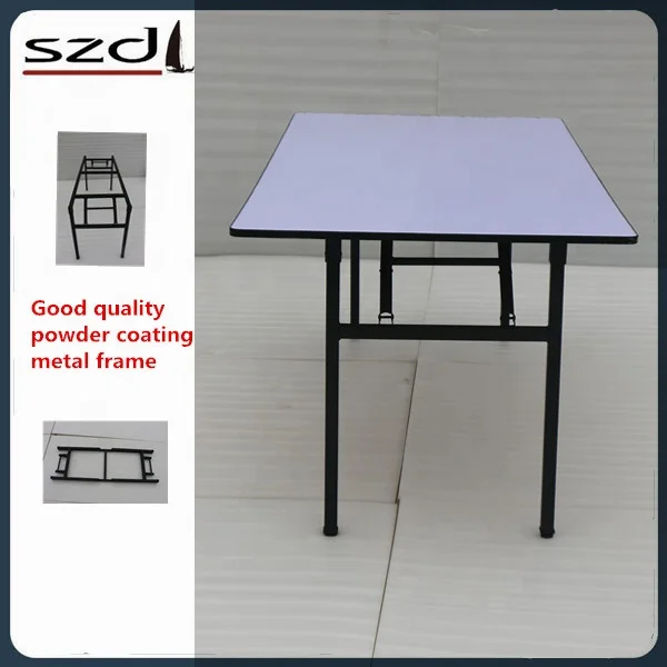 Folding Rectangular Banquet Table Metal Folding Event Tables SDB-48-3