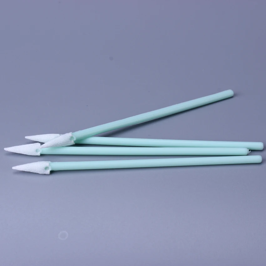 Industrial Lint Free Flexible Tip Pointed Polyester Head Cleanroom Cleaning Swabs for Film Camera Sensor & Lens cleaning