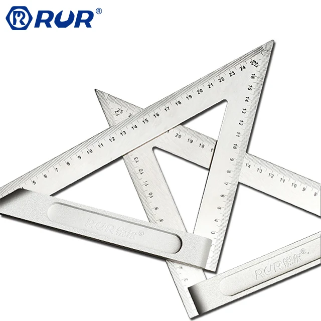 Triangular ruler stainless steel measuring triangle 150 200 mm triangular ruler