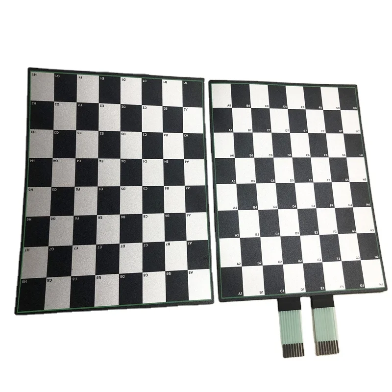 Custom capacitive touch membrane keyboard keypad membrane switch cirucit for Chess application