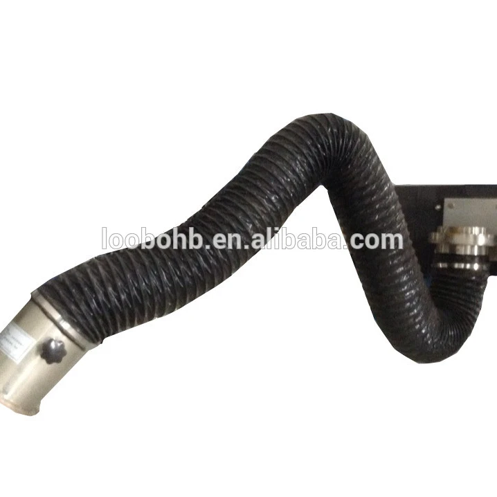 fume extraction arm and flexible welding smoke suction arm/air exhaust hood