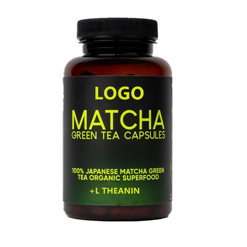 OEM private label mental focus matcha L теанин добавка 60 капсул