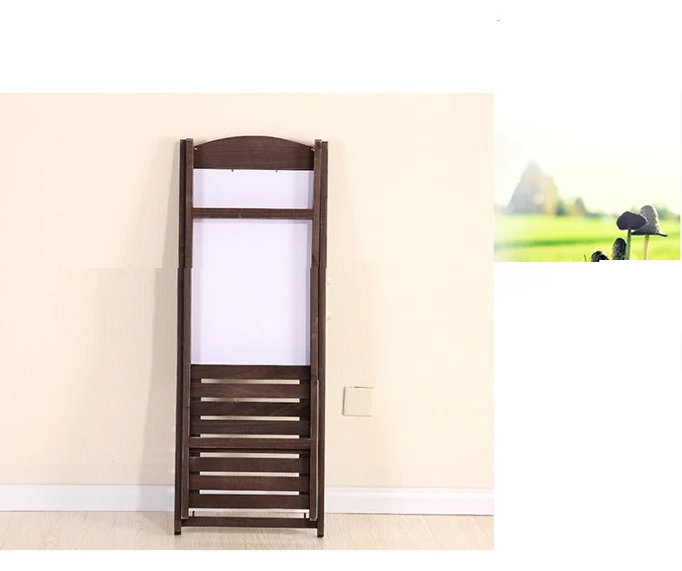 Vintage Outdoor Large Blackboard Foldable Standing Bar Garden Chalkboard Rustic Wooden A Frame Chalkboard